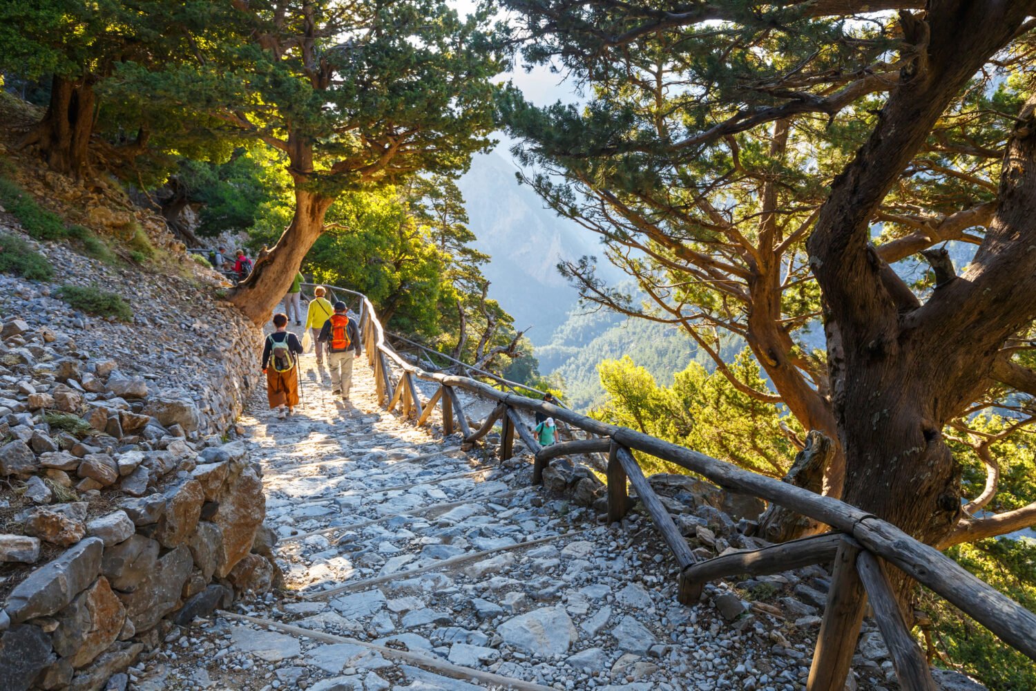 Les gorges de Samaria se retirent