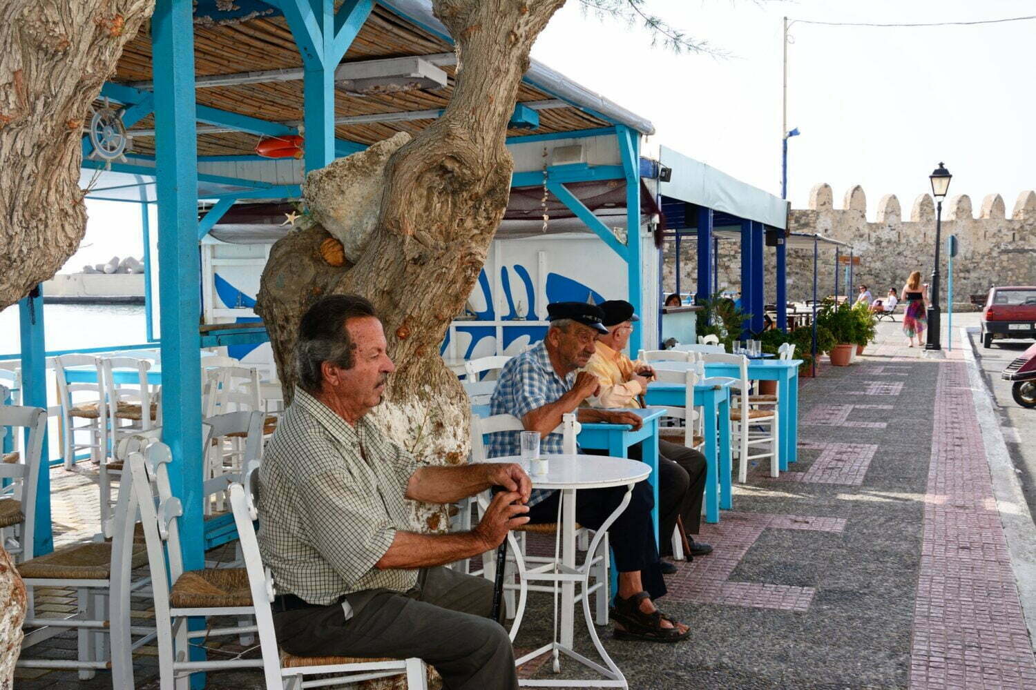 Tavernas by the sea