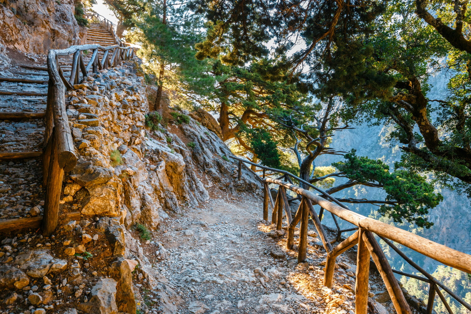 Φαράγγι Σαμαριάς περισσότερα βήματα