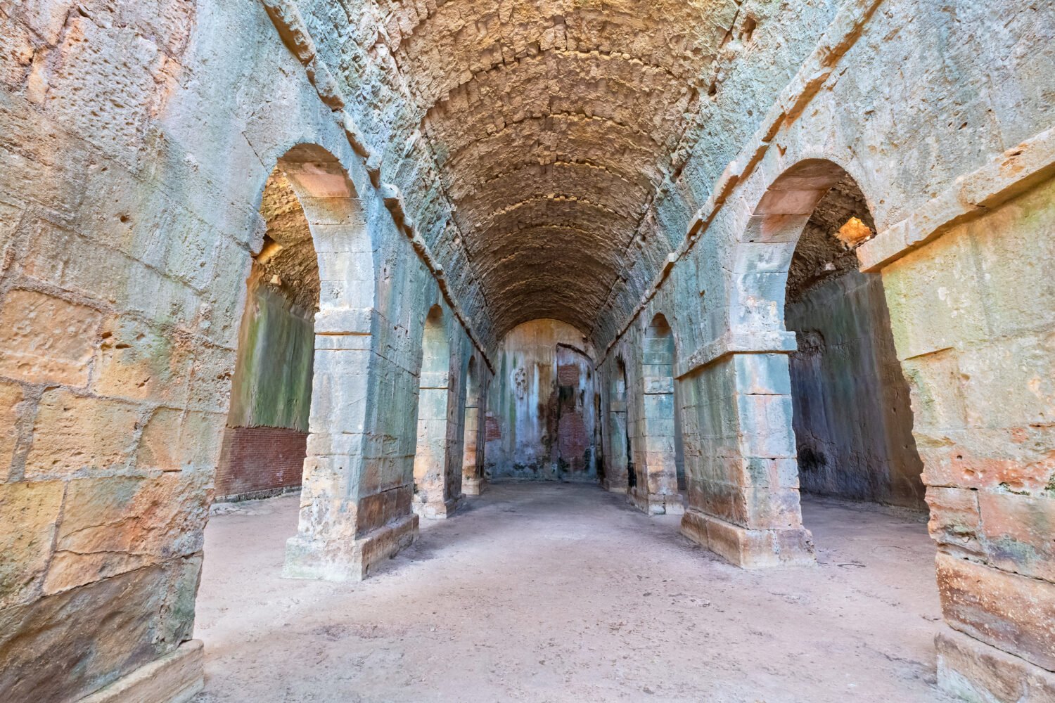 roman cisterns at aptera