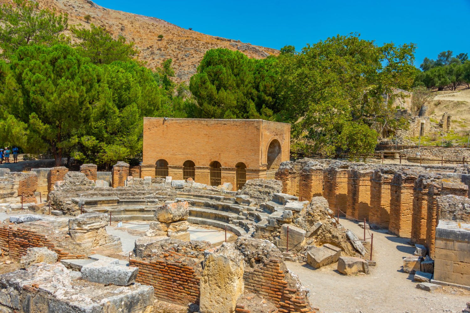 Gortyn Code at site in Crete