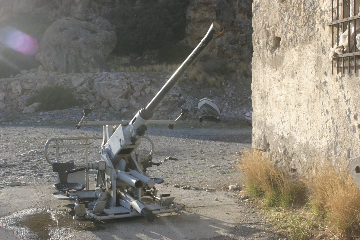 Antiaircraft cannon Sougia