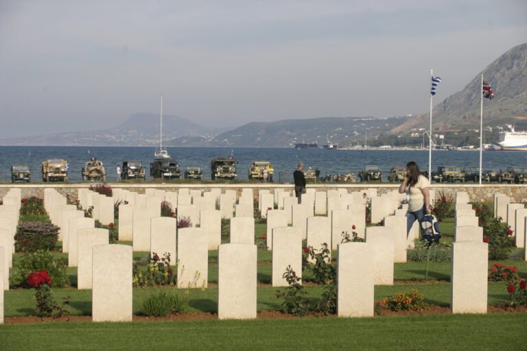 Momente auf dem Souda Bay War Cemetery