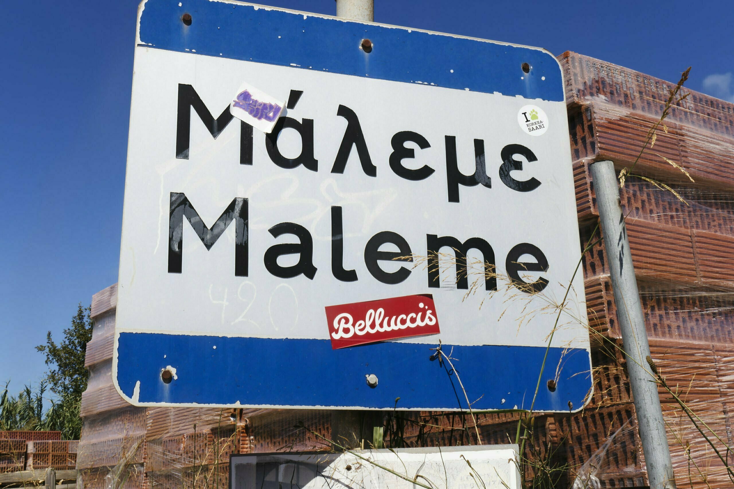 Maleme sign